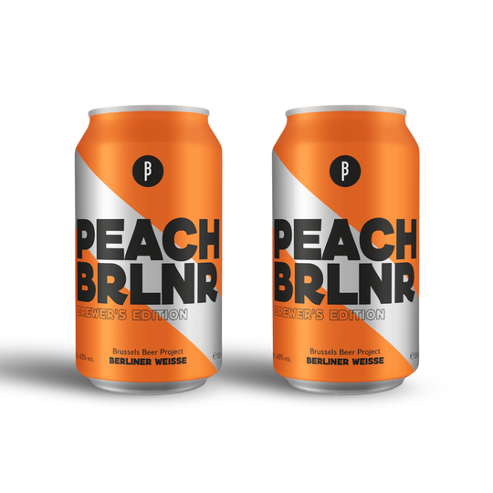PEACH BRLNR Can 33cl x 2